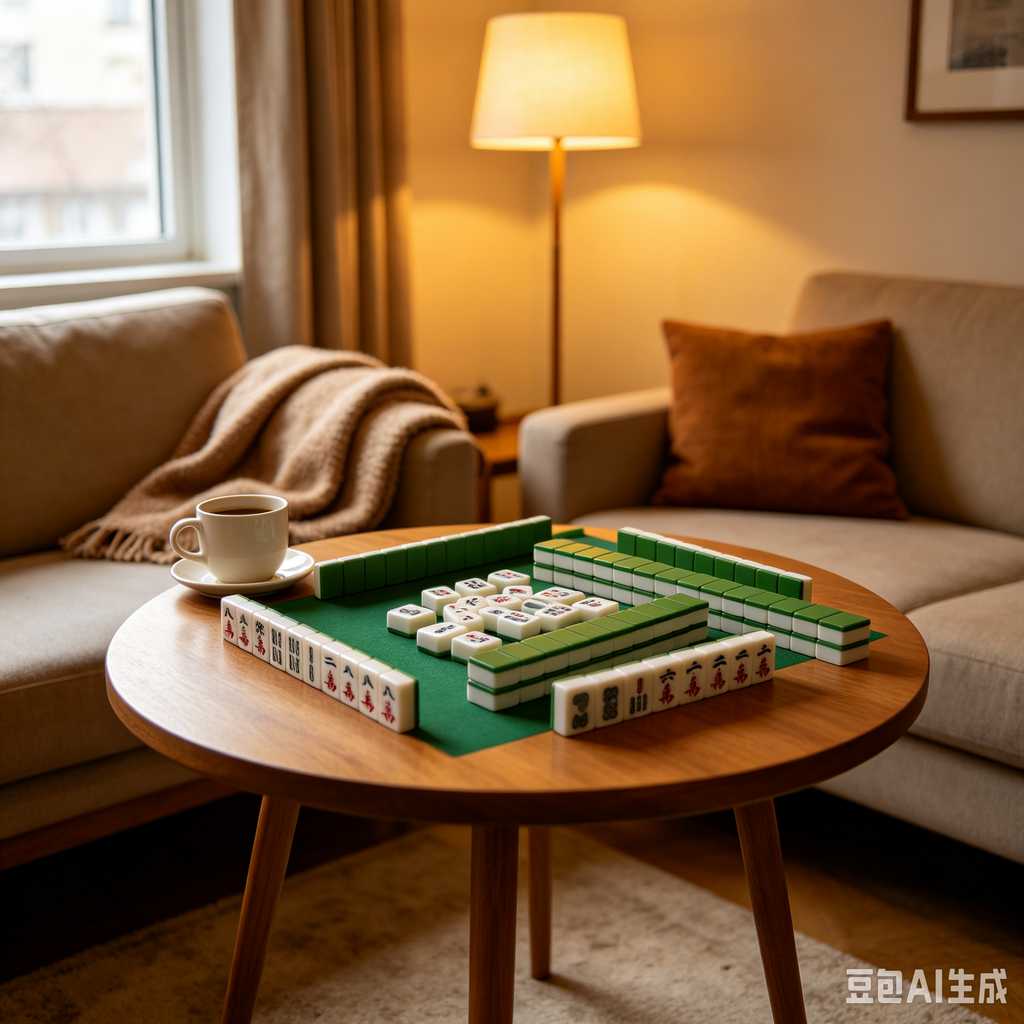 modern color mahjong tiles